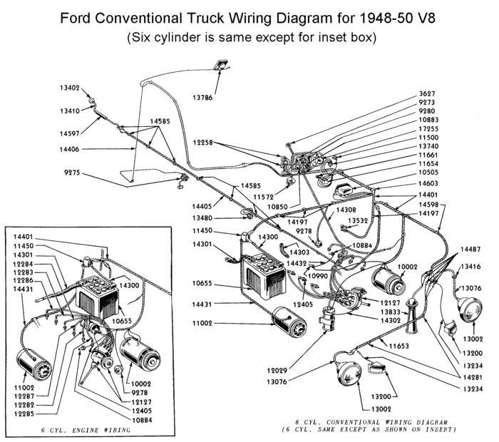 wiring diagram for 1948 50 truck