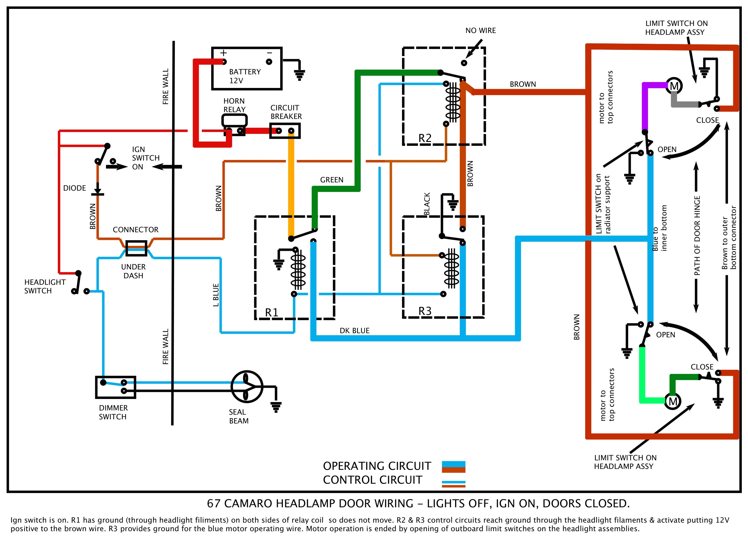1967 camaro headlight motor wiring diagram wiring diagram perfomance 1969 camaro headlight wiring diagram 1969 camaro headlight wiring diagram