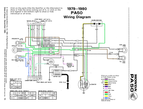 honda pa50 wiring diagram awesome honda pa50 wiring diagram download