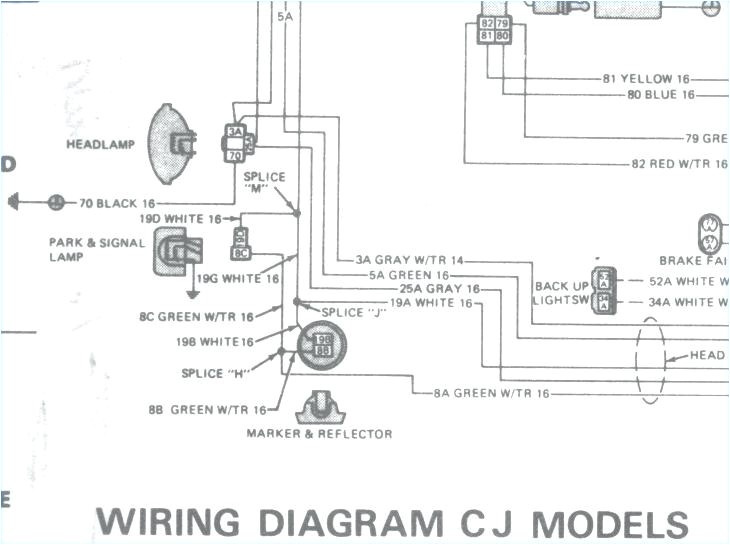 1955 cj5 wire harness schematic wiring diagram used