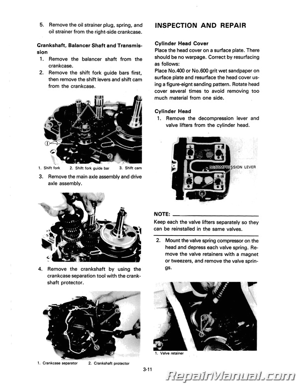 1980 1984 yamaha xt250 motorcycle service manual page 3 jpg