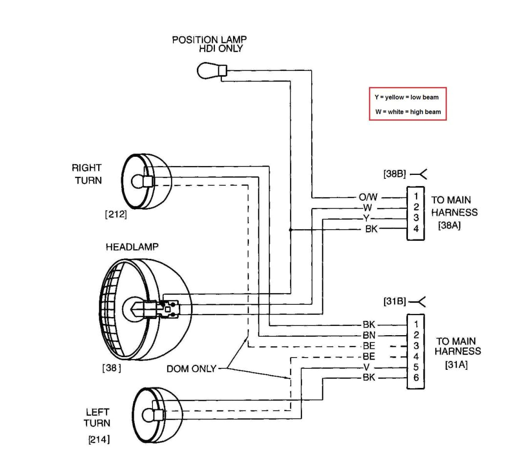 headlight change 1 small problem harley davidson forums headlight change 1 small problem headlamp wiring diagram