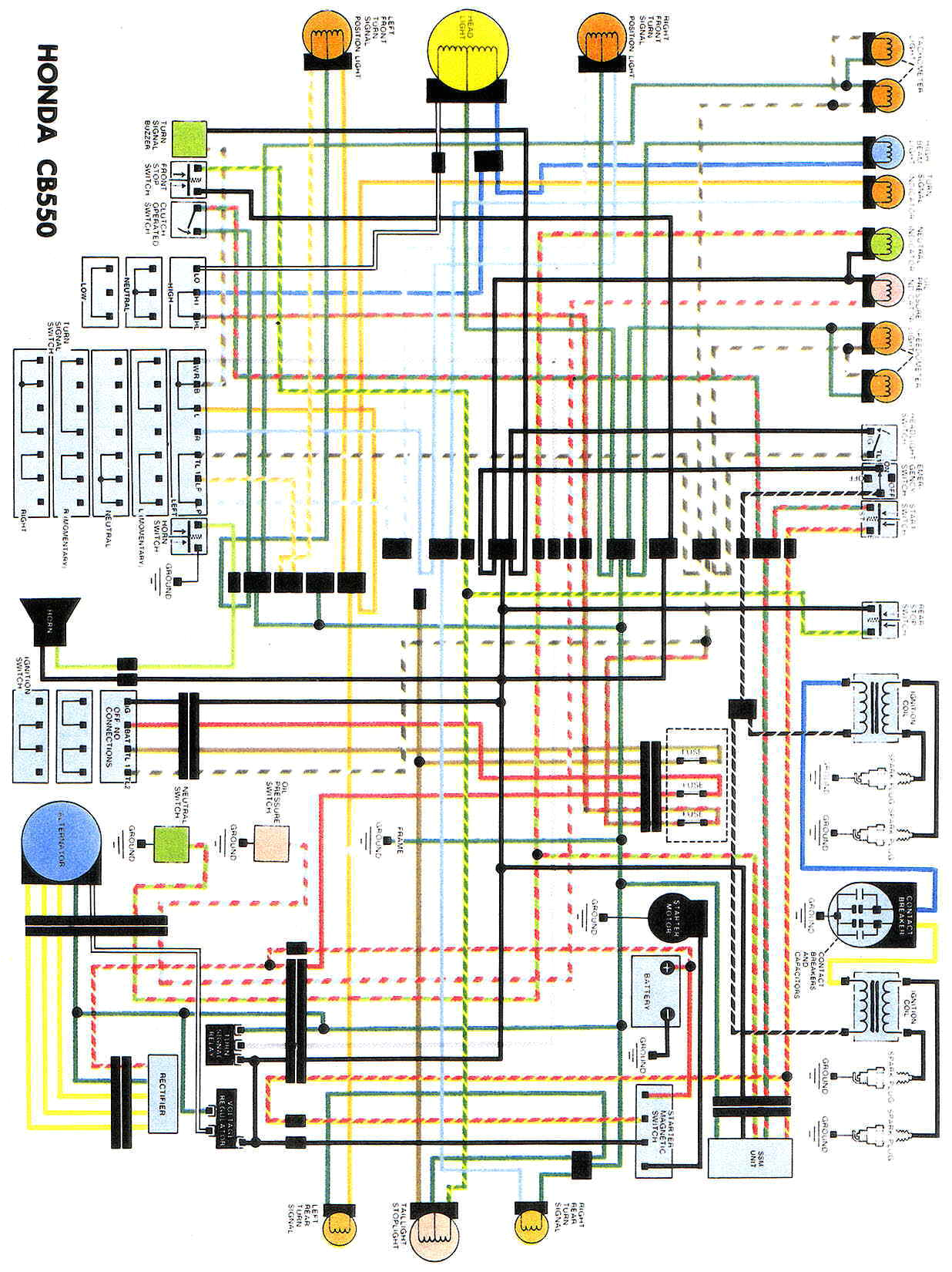 1983 nighthawk 650 ignition system wiring diagram wiring diagram honda cb 700 wire diagram