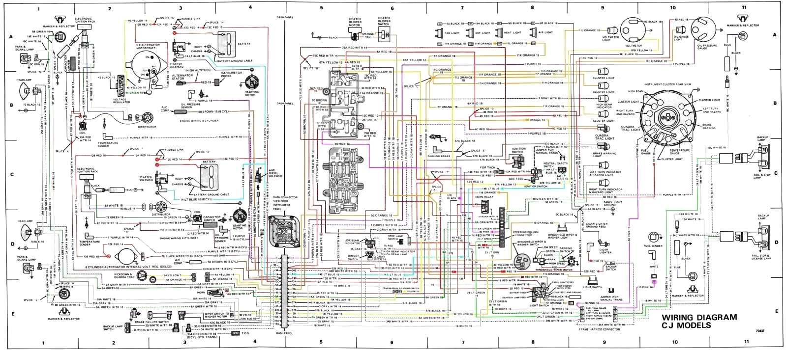 jeep cj5 electrical diagram wiring diagram sample 1978 jeep cj7 wiring harness wiring diagram operations 1972