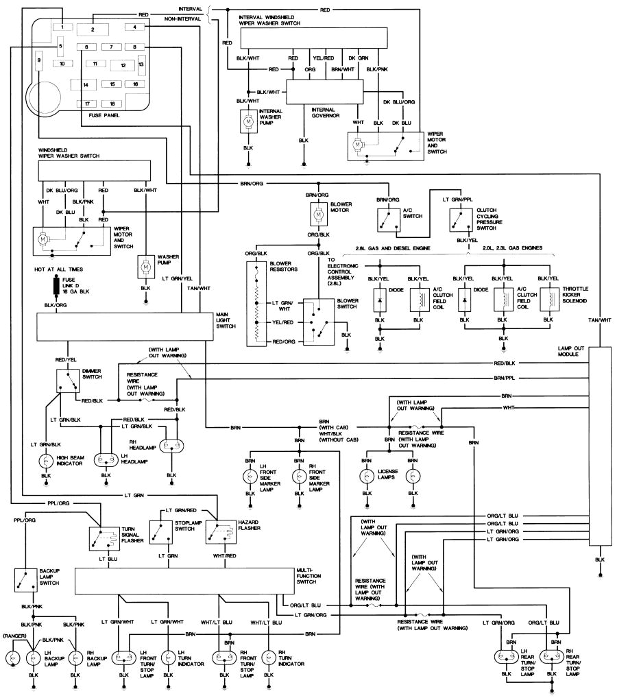 bronco ii wiring diagrams bronco ii corral ford ranger v6 wiring diagram 1985
