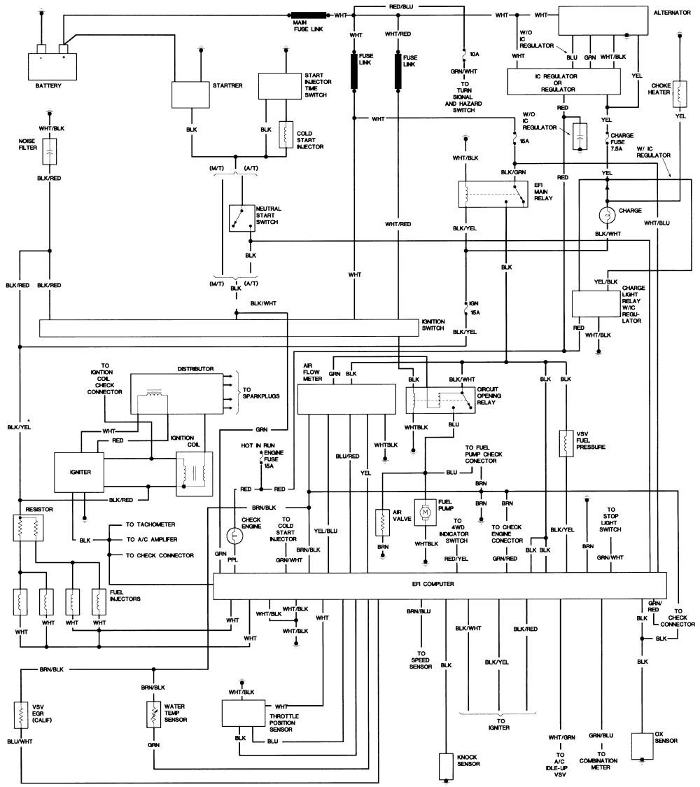 toyota 22re wiring diagram wiring diagram world 86 toyota pickup radio wiring diagram toyota 22re wiring