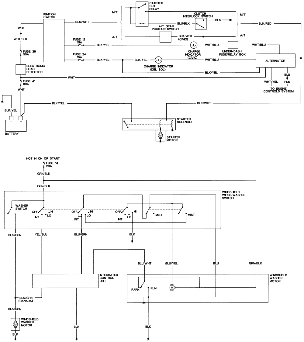 1994 honda civic ignition wiring diagram wiring diagram show 94 accord ignition wiring diagram