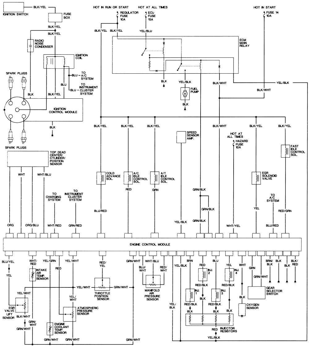 1992 honda accord engine diagram also 1992 honda accord distributor honda accord ignition wire diagram 92