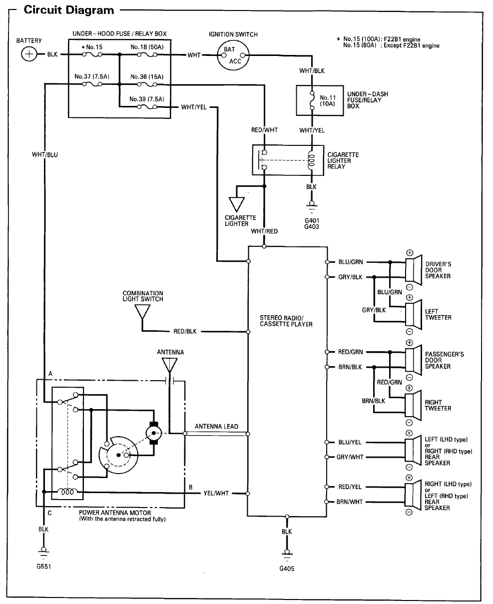 94 accord radio wiring diagram cant find the right one honda tech 1994 honda accord wiring diagram pdf 1994 accord wire diagram