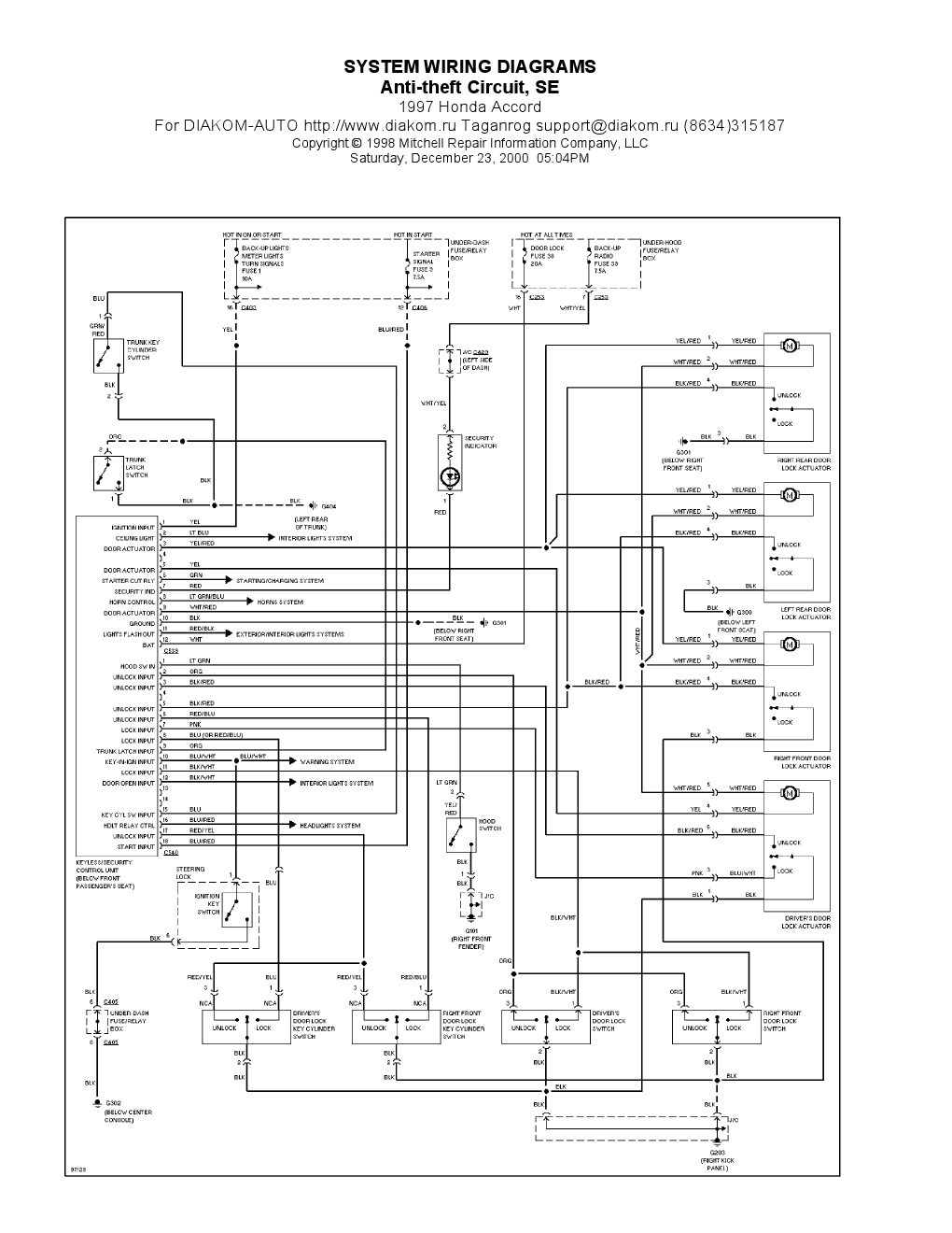 1997 honda accord wiring harness diagram wiring diagrams favorites 1994 honda accord ignition wiring diagram 1994 honda accord wiring diagram