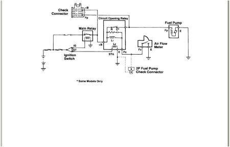 1994 toyota Pickup Fuel Pump Wiring Diagram 1994 toyota Truck Wiring Diagram Wiring Diagram Centre