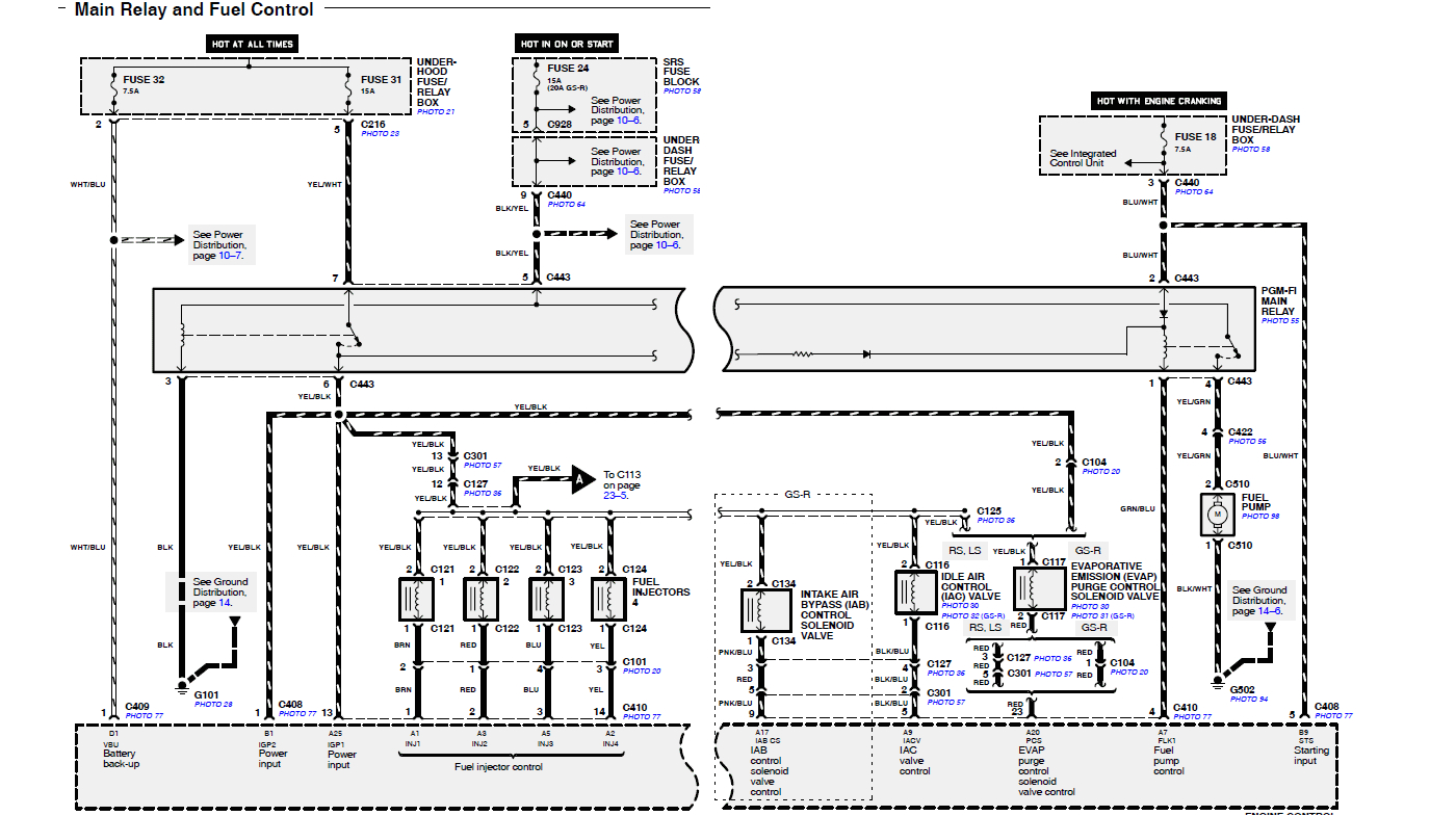 1994 honda accord main relay wiring diagram wiring diagram option 94 honda accord wiring diagram fuel pump