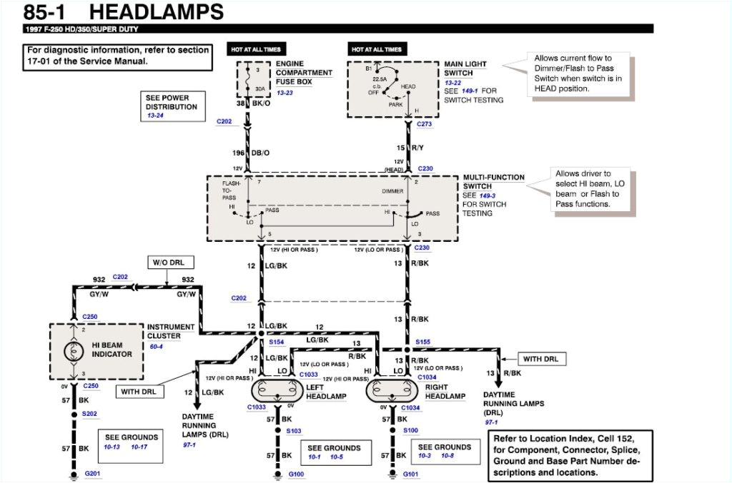 wiring diagram for a 1997 ford f 250 wiring diagram used 97 ford f 350 headlight