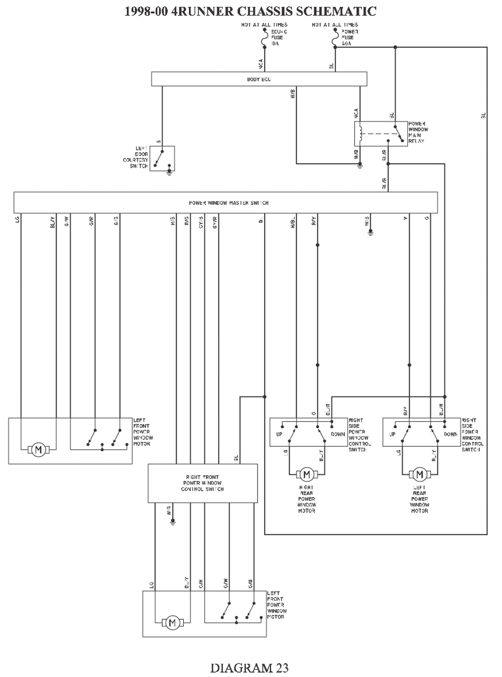 98 toyota tacoma wiring diagram wiring diagram for yourepair guides wiring diagrams wiring diagrams autozone com