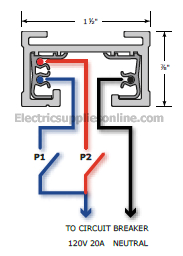 2 circuit track lighting wiring diagram