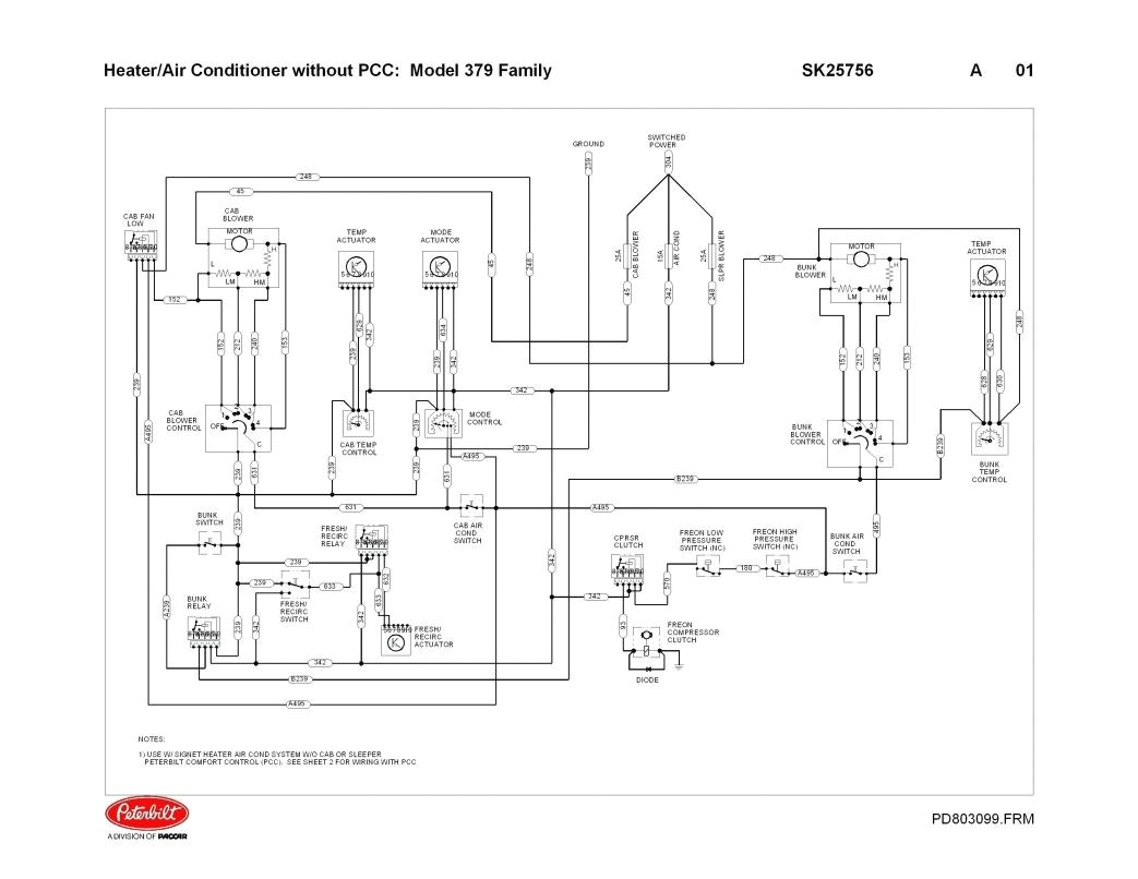 peterbilt light wiring diagram wiring diagram database