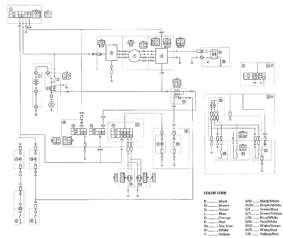 2000 big bear headlight wiring diagram wiring diagrams terms2000 yamaha big bear 400 wiring diagram wiring