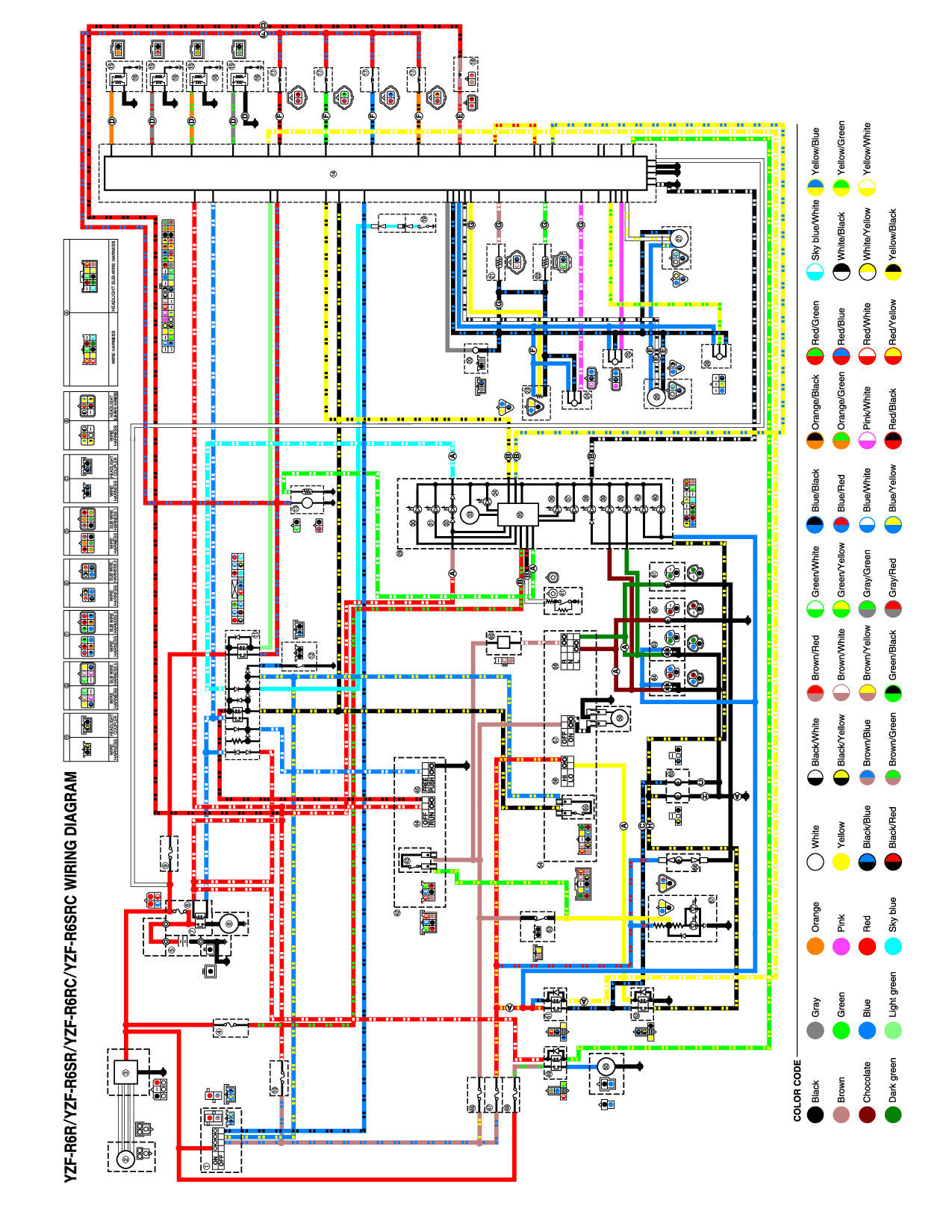 r6 wiring diagram wiring diagram mega yamaha r6 wiring diagram 2001