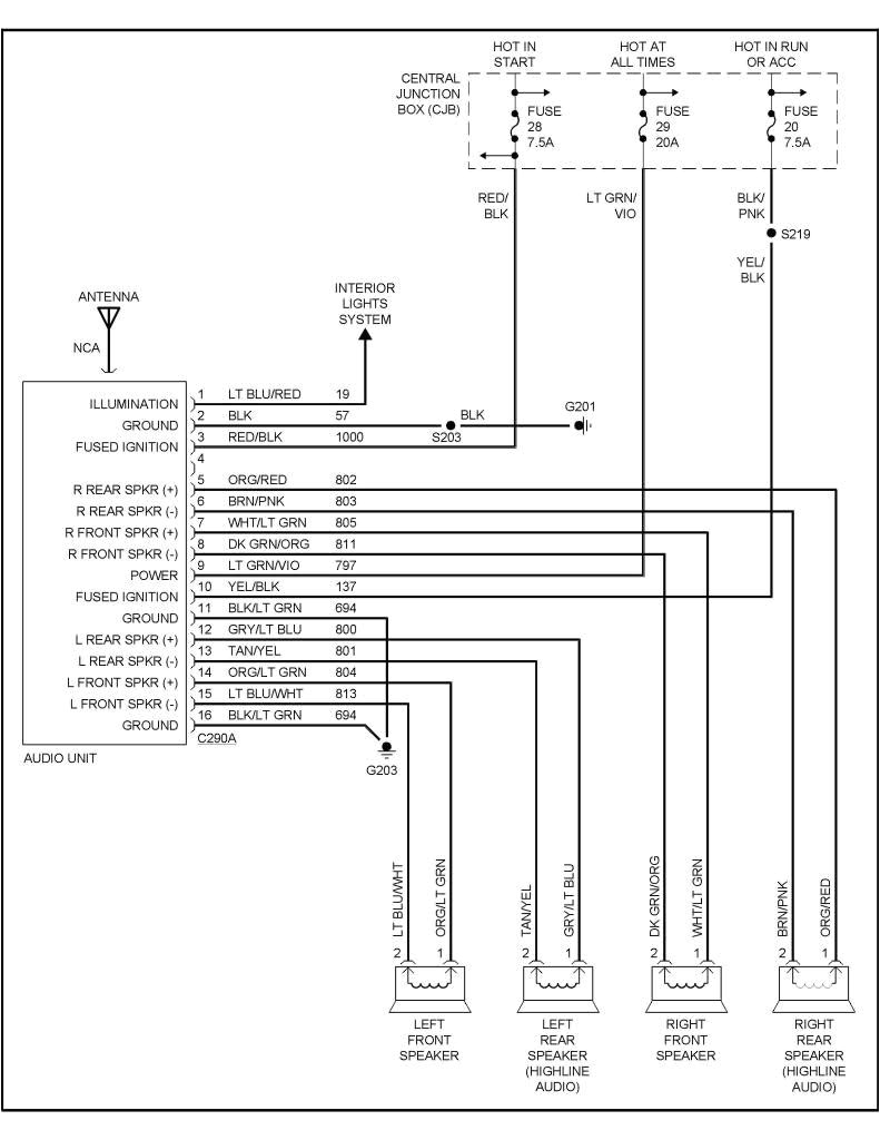 2000 ford taurus radio wiring harness wiring diagram host 2000 ford taurus radio wiring diagram