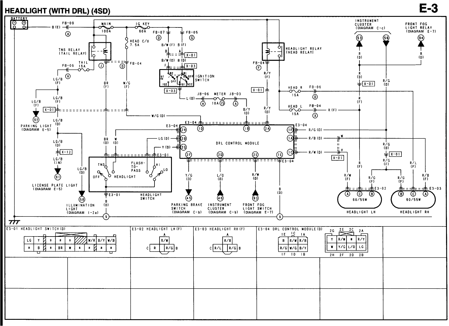 1997 mazda protege wiring diagram wiring diagram user wiring diagram 1997 mazda protege