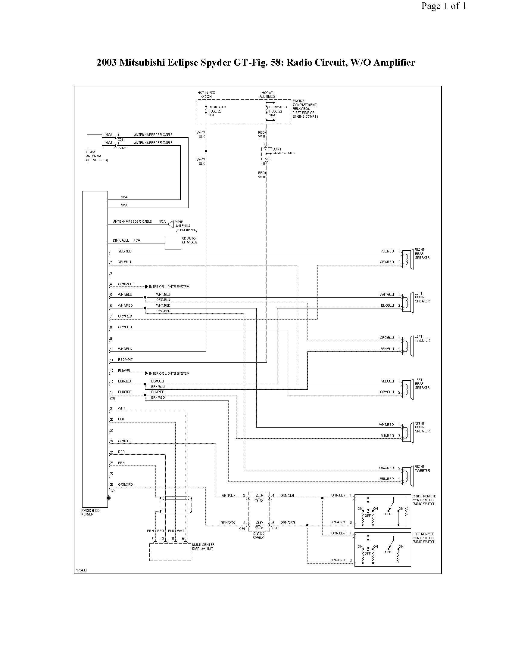 8445 eclipse radio wiring diagram for wiring diagram centre8445 eclipse radio wiring diagram wire diagram heremitsubishi