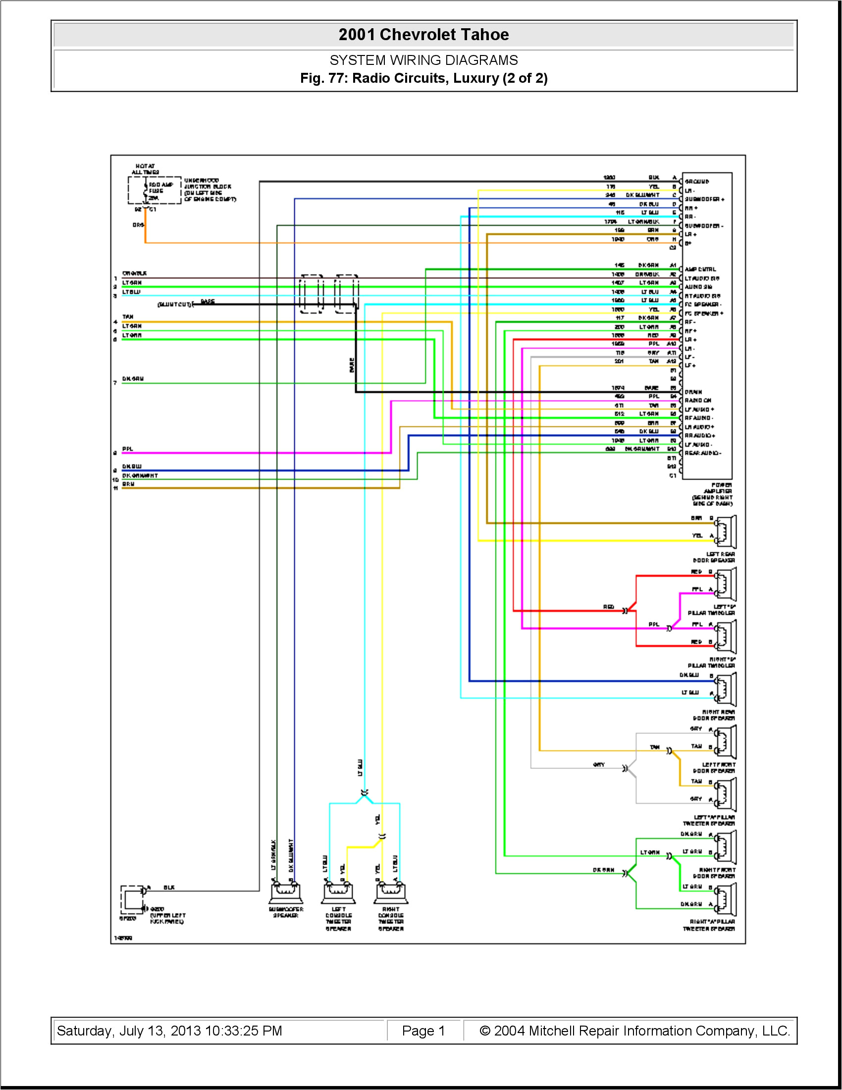 2005 tahoe wiring diagram