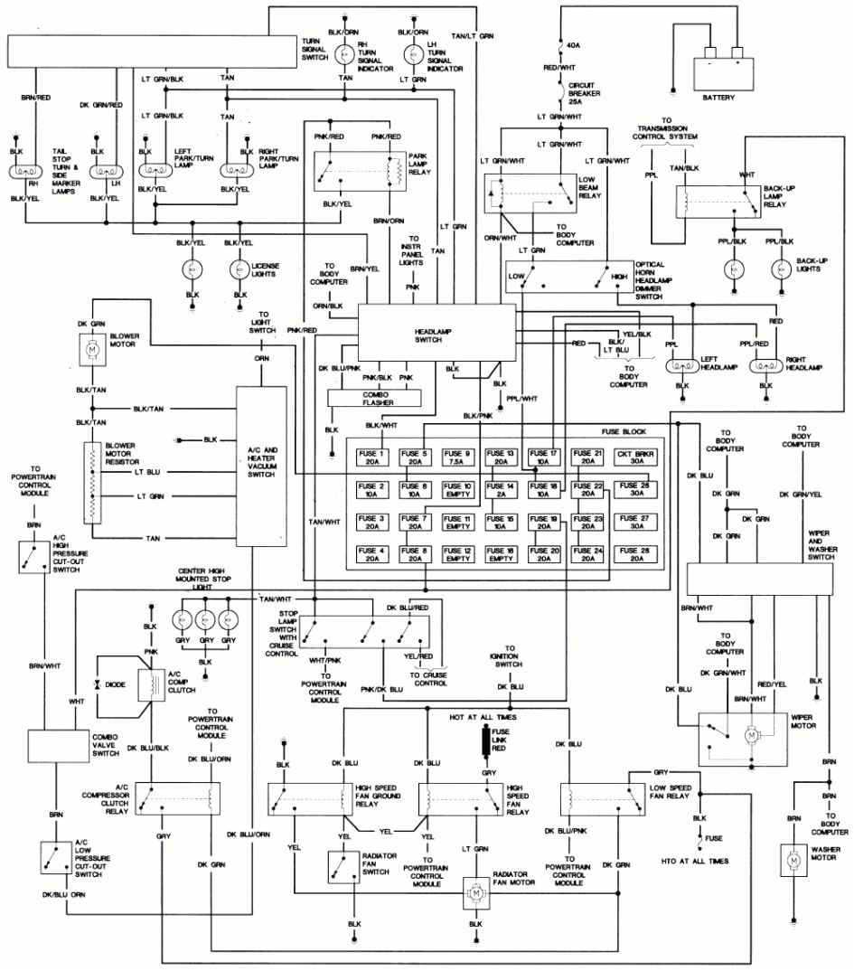 2010 chrysler town and country fuse diagram wiring diagram compilation