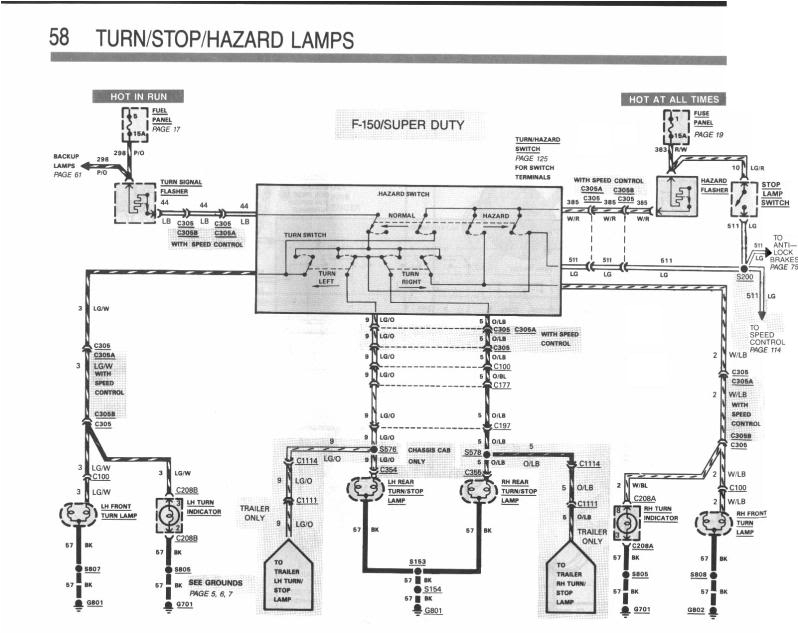 ford f150 turn signal wiring diagram wiring diagram recent 2002 f350 wiring schematic turn signals