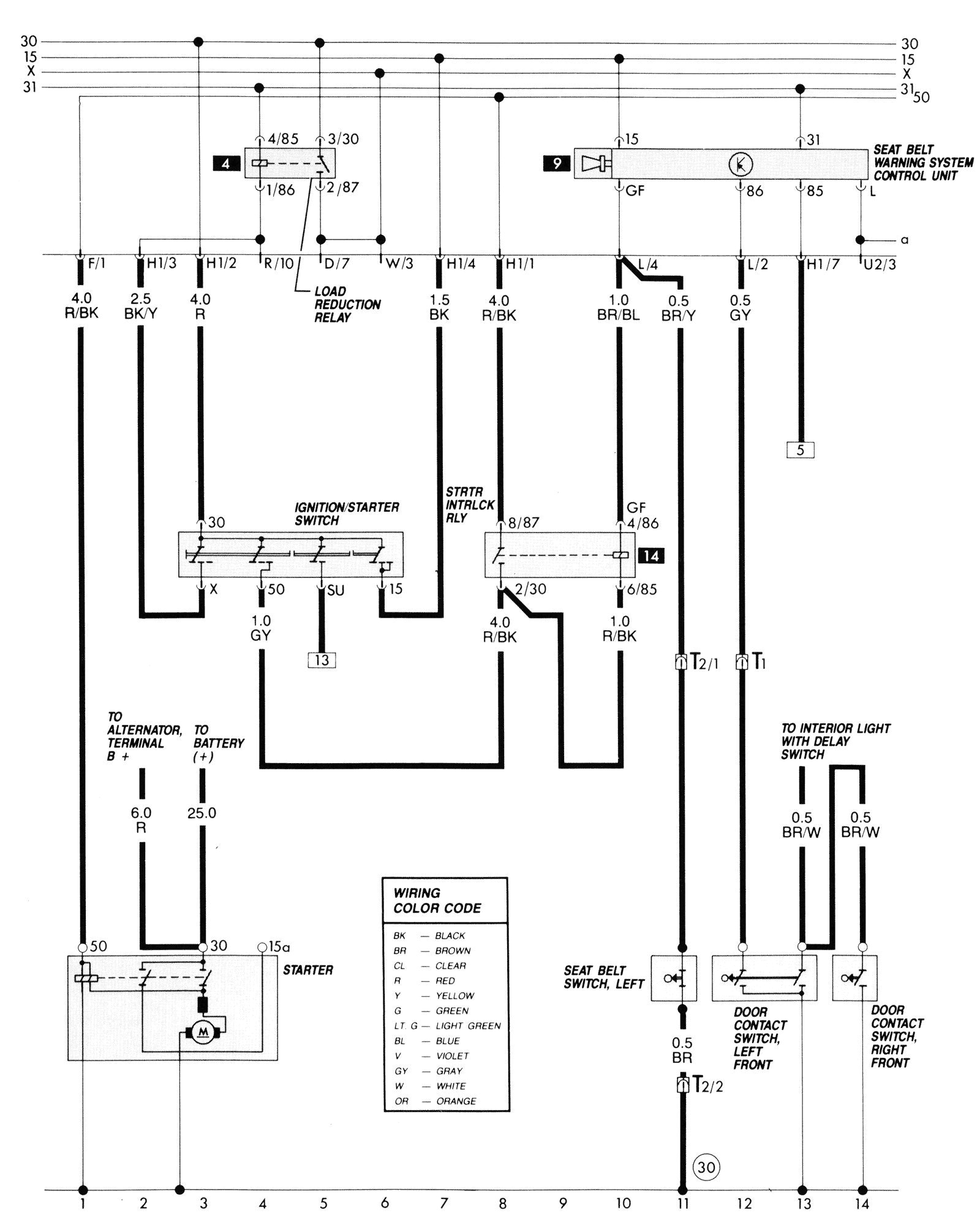 1990 volkswagen jetta wiring diagram wiring diagram listcom in need of a starting circut diagram for