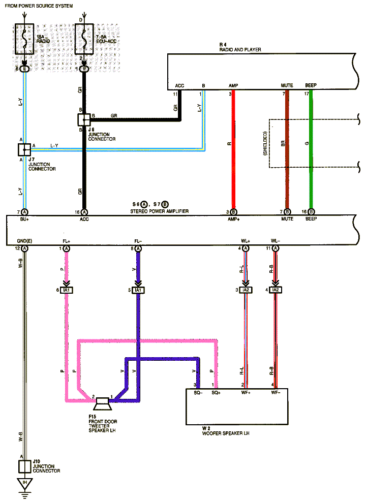 2003 mitsubishi galant radio wiring diagram
