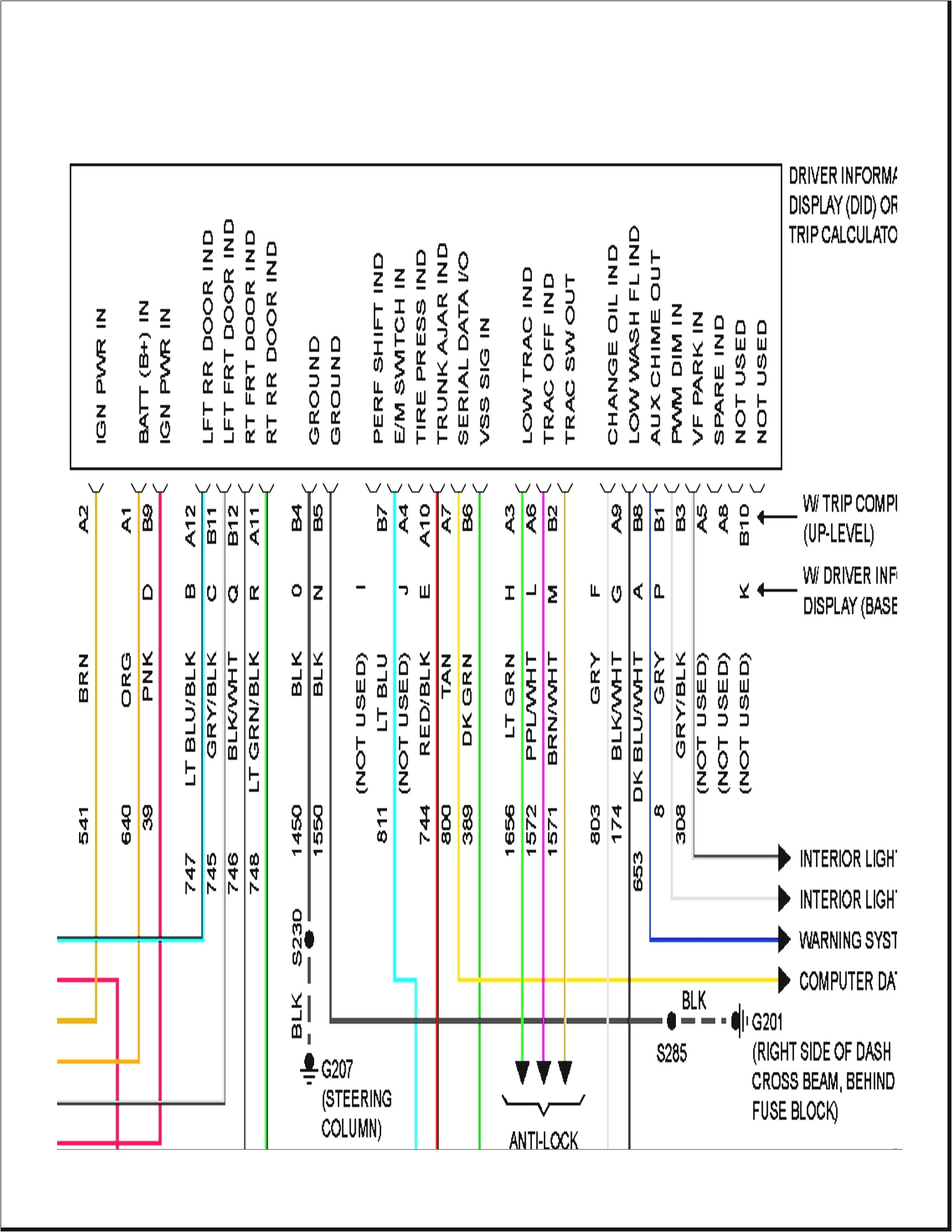 wiring diagram also with stereo wiring harness for 2007 grand prix2007 pontiac grand prix wiring diagram
