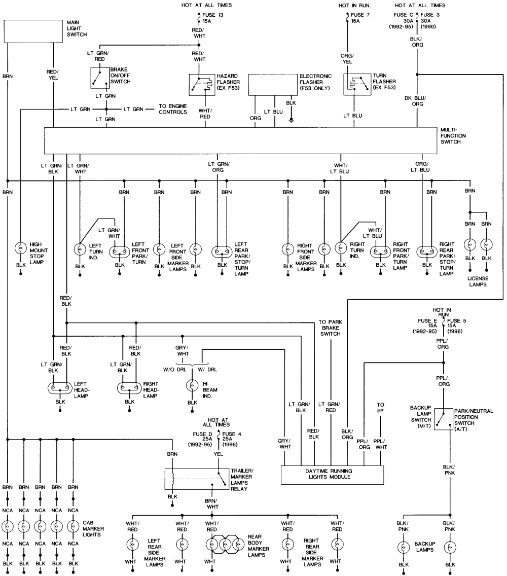 wiring for license plate lights ford truck enthusiasts forums 2002 f350 engine wiring diagram 1991 f350