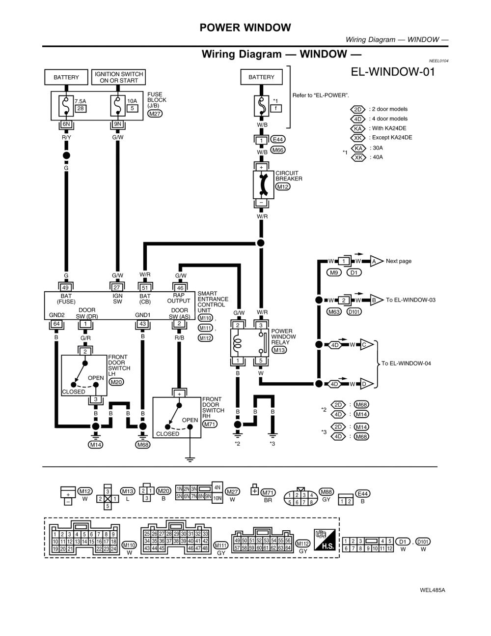 2000 xterra wiring diagram wiring diagram rules 2006 nissan frontier power window wiring diagram