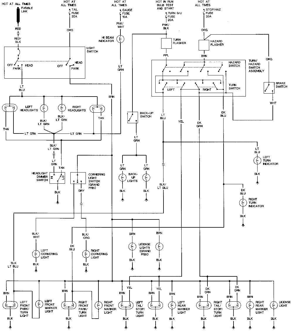repair guides wiring diagrams wiring diagrams autozone comgrand prix wiring diagrams 14