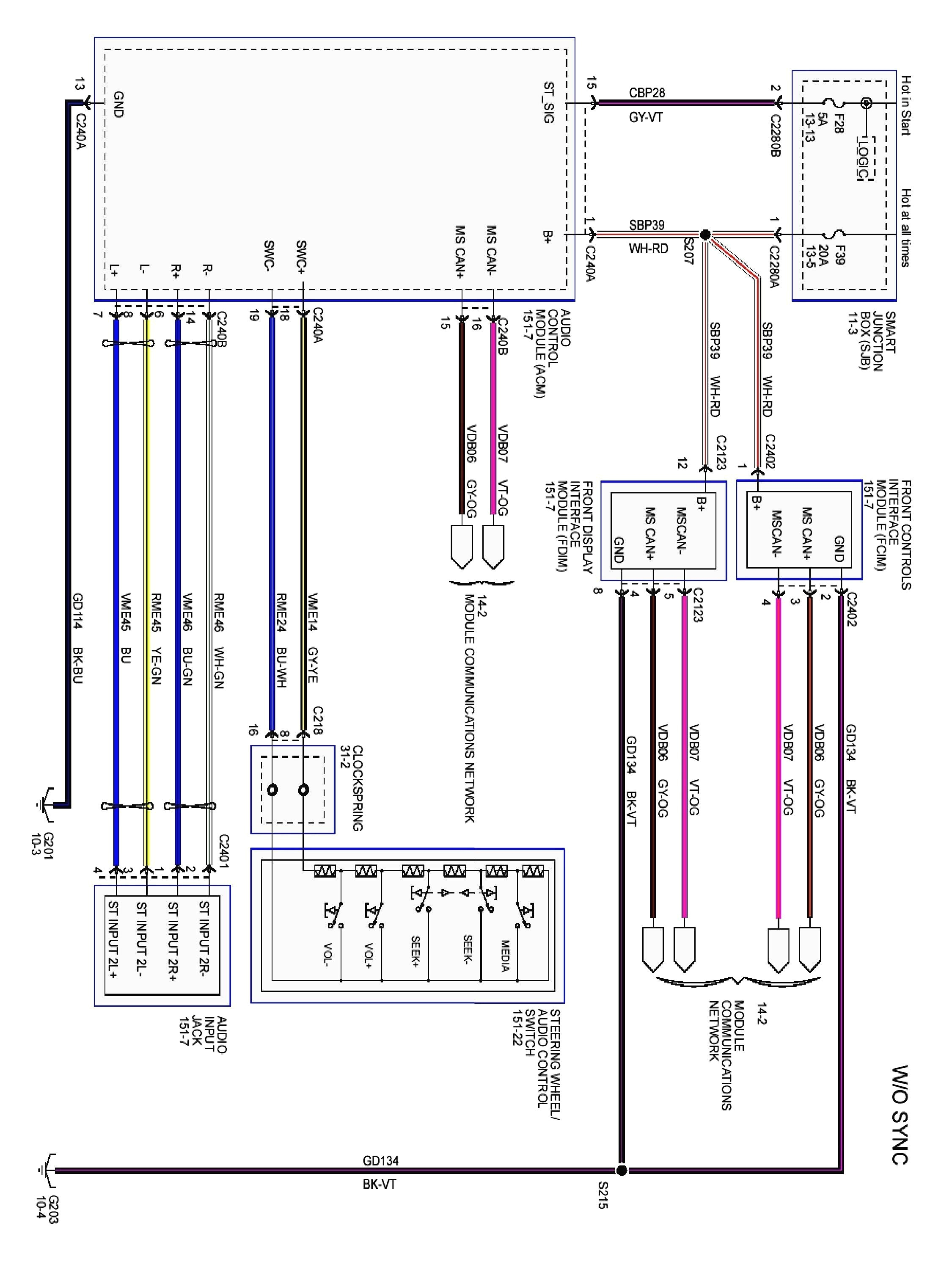 2000 ford focus stereo wiring diagram wiring diagram for you 2003 ford focus radio wiring harness