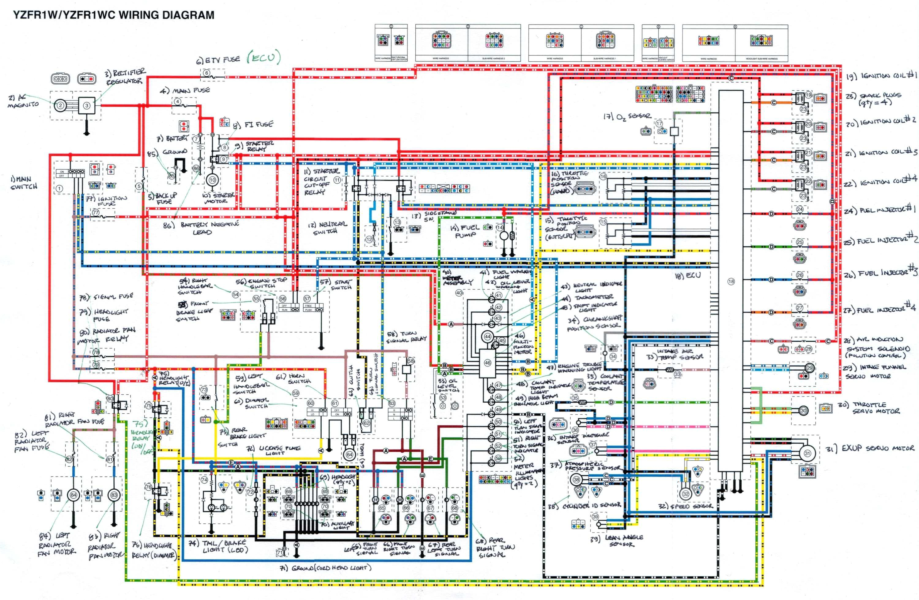 yamaha r1 electrical diagram wiring diagram go r1 wiring diagram r1 wiring diagram