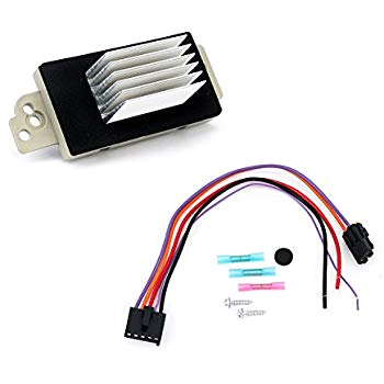 blower motor resistor complete kit with harness replaces 15 81773 89018778 89019351 1581773 15 81773 fits chevy silverado tahoe suburban