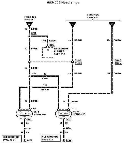 ford headlight wiring diagram wiring diagram technic ford focus headlight wiring diagram 2014 ford headlight wiring