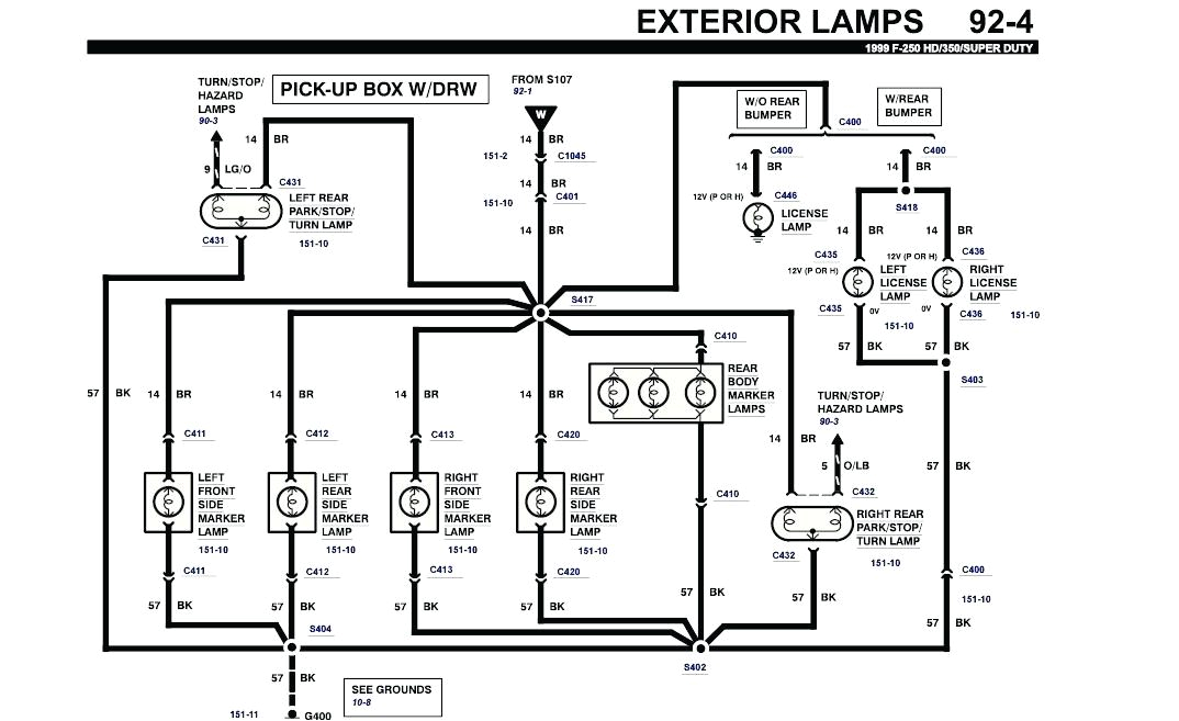 2008 ford f 250 lights wiring wiring diagrams for 2008 ford f 250 lights wiring