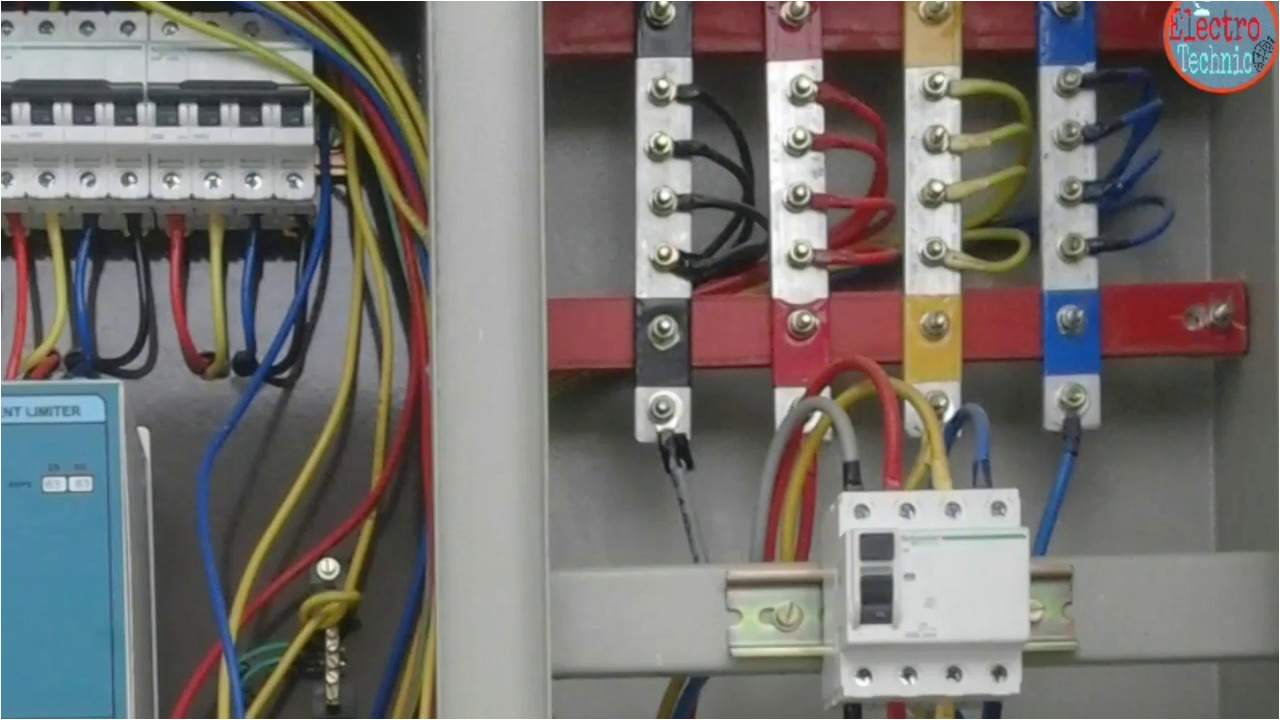 panel of three phase meter connectin in hindi hindi urdu youtube 3 phase panel board wiring diagram