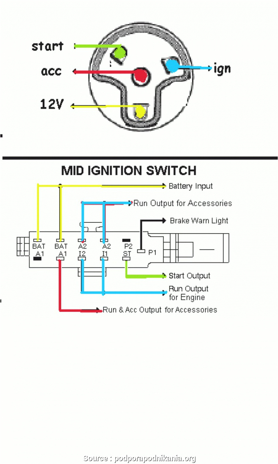 universal ignition switch diagram wiring diagram name 4 wire ignition switch schematic diagram wiring diagram datasource