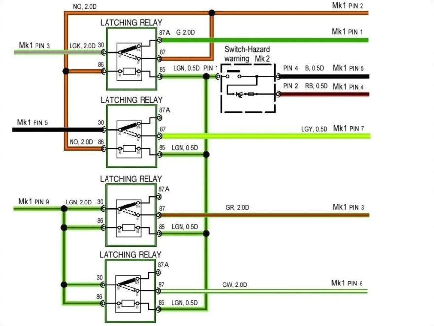7 prong trailer wiring diagram unique wiring diagram for 7 pin flat