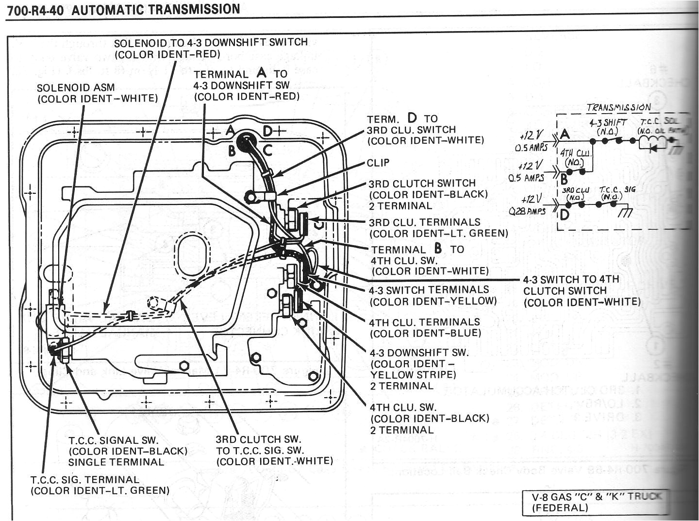 700r4 torque converter lockup wiring diagram