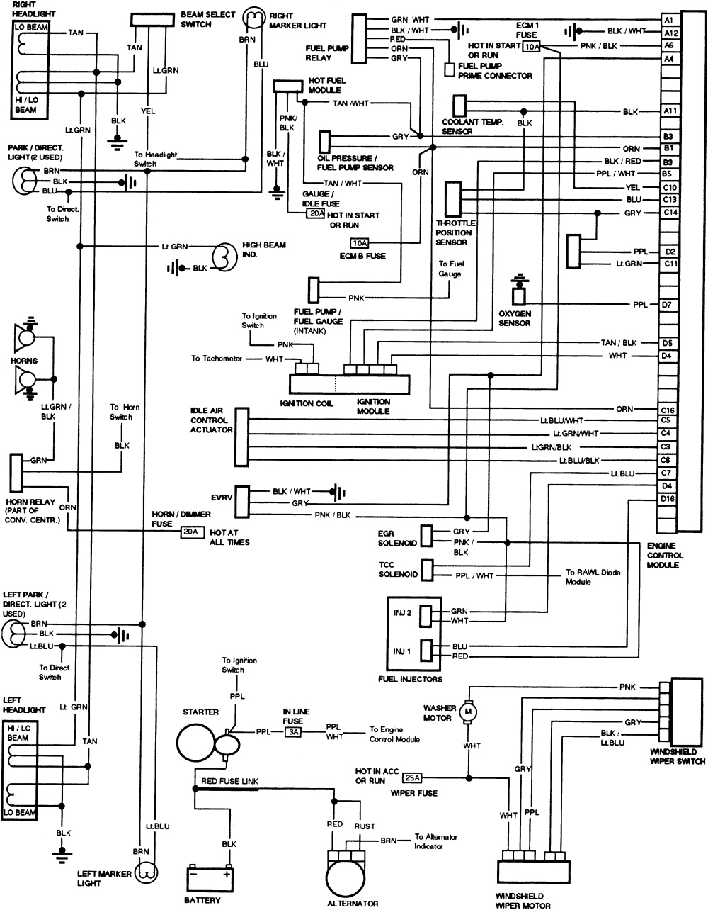 1987 chevy silverado wiring diagram wiring diagram home