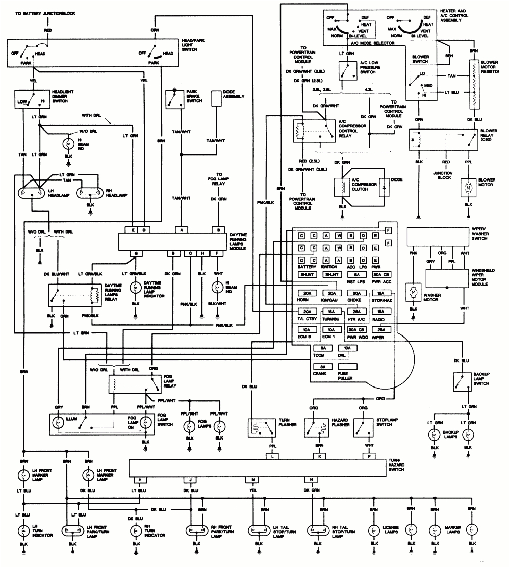 1988 chevy s10 wiring diagram wiring diagram name1988 chevy s10 wiring diagram