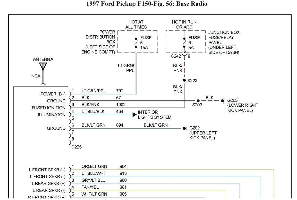 97 F150 Radio Wiring Diagram 1997 F150 Radio Wiring Diagram Wiring Diagram for You