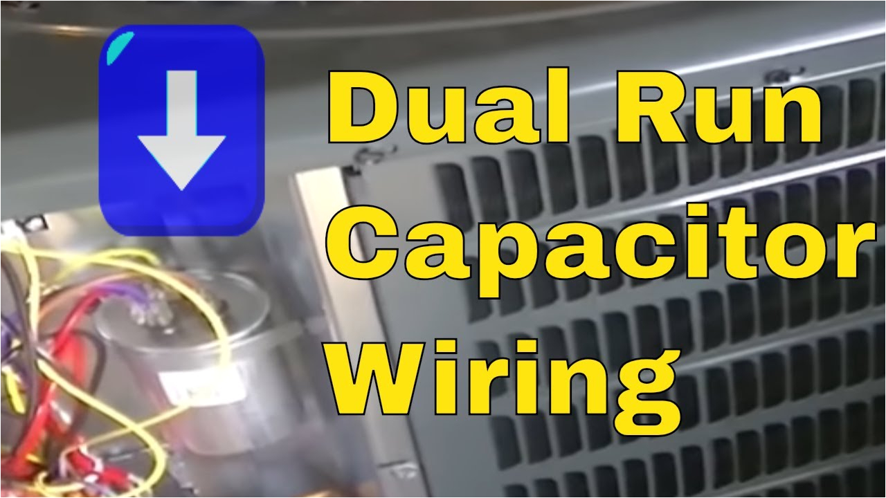 hvac training dual run capacitor wiring