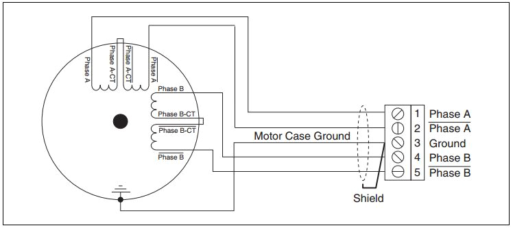 figure 3 8 wire stepper motor series configuration