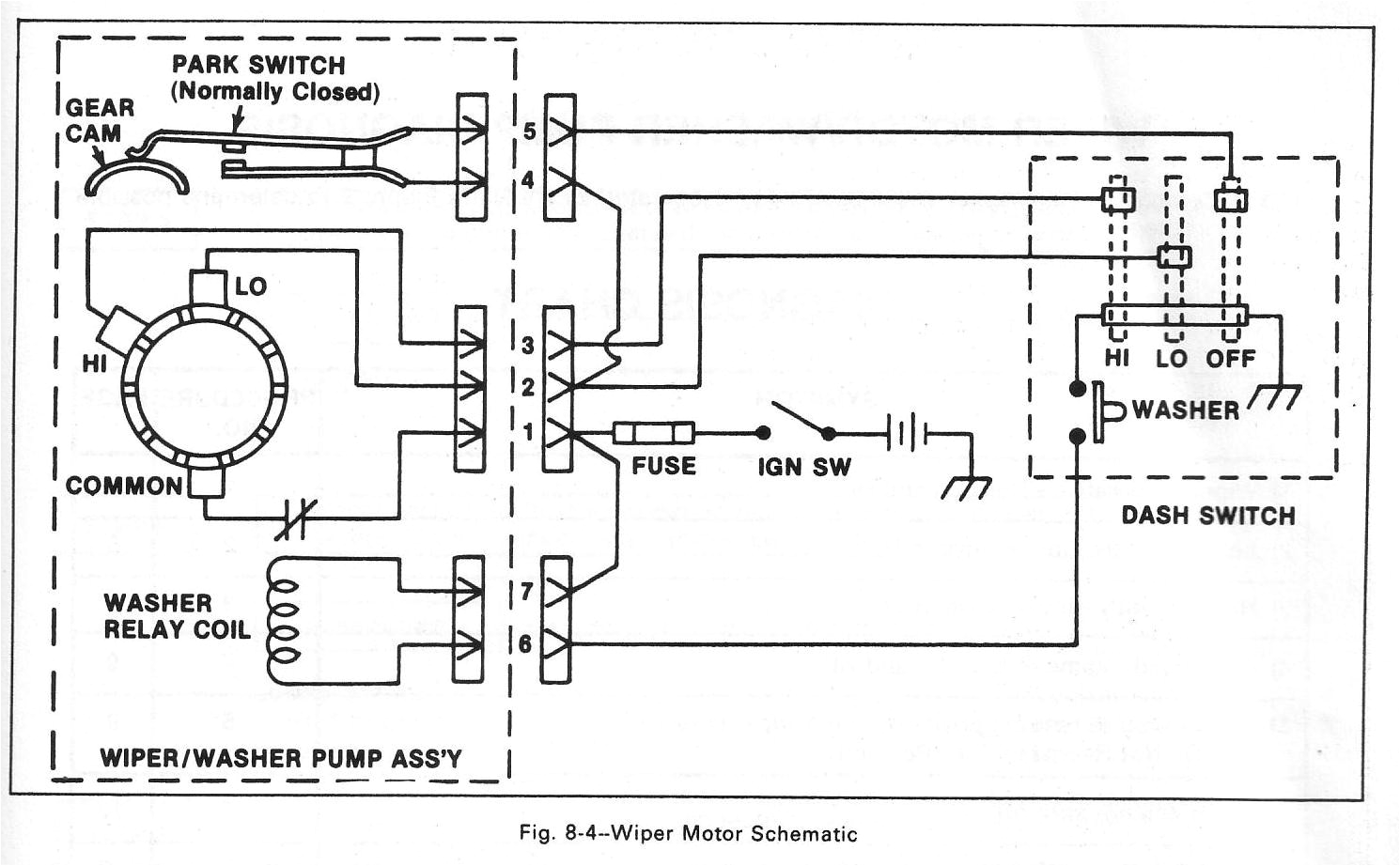 wiring diagram of wiper motor wiring diagram used wiring diagram marine wiper motor