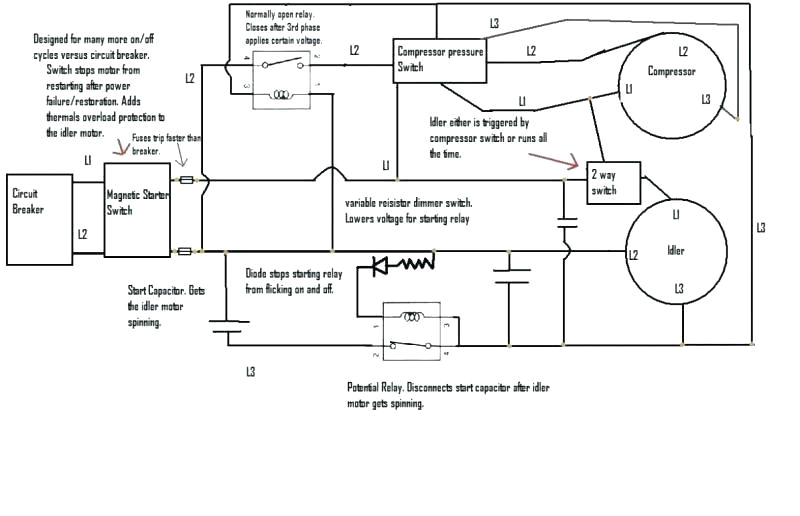 single pha compressor wiring diagram side by full size of puma airsingle pha compressor wiring diagram